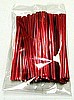 RED METALLIC 4” Twistie Bag Ties (Qty 100)
