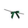 Small EMERALD Bow on Twistie (Qty 25)