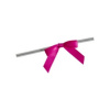 Small HOT PINK Bow on Twistie (Qty 25)