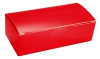 5 1/2 x 2 3/4 x 1 3/4 (1/2 lb.) RED Candy Box - 1 Piece (Qty 25)