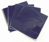 BLACK - 3 1/4 X 3 1/4 Candy Wrapper Foil Sheets (Qty 125)