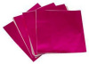 FUCHSIA - 3 1/4 X 3 1/4 Candy Wrapper Foil Sheets (Qty 125)