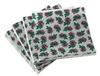 HOLLY PRINT- 3 1/4 X 3 1/4 Candy Wrapper Foil Sheets (Qty 125)