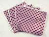 HEART PRINT - 3 1/4 X 3 1/4 Candy Wrapper Foil Sheets (Qty 125)