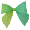 GREEN/BLUE/YELLOW Fade Raffia Bow on Twistie (Qty 25)