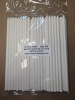 6 1/2 x 15/64 WHITE PAPER APPLE STICKS Blunt Point (Qty 50)