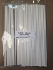8 x 5/32 WHITE PAPER SUCKER STICKS (Qty 50)
