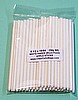 6 1/2 x 15/64 WHITE PAPER APPLE STICKS Blunt Point (Qty 50)